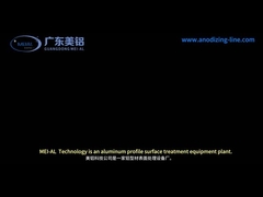 Linia produkcyjna anodowania aluminium