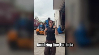 Wyposażenie linii do anodowania