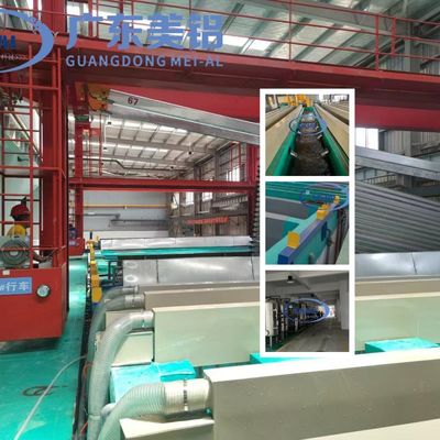 Dobra cena Zastosowanie Półautomatyczna linia produkcyjna do obróbki powierzchni aluminiowej 500 ton/miesiąc w Internecie