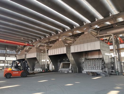 Linia do produkcji kęsów aluminiowych 220 V. Piec do wytapiania 30T