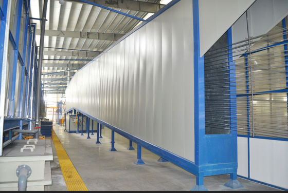 Dobra cena. Natryskiwanie pionowej linii do malowania proszkowego Automatyczna wydajność 1200 ton / miesiąc w Internecie