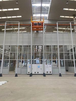 Zautomatyzowana przemysłowa linia do malowania proszkowego Pionowy profil aluminiowy