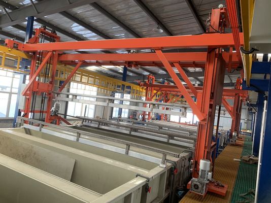 Linia produkcyjna do anodowania aluminium 600 ton w trybie poziomym U