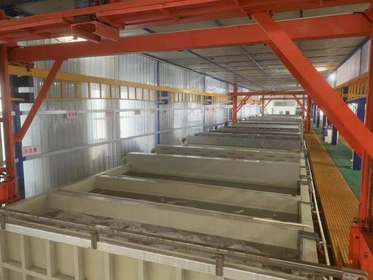 Automatyczna linia produkcyjna anodowania aluminium o pojemności 800T/miesiąc