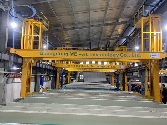 2 zestawy korektorów kolorów i 8000*szerokości*3000 zbiorników Linia produkcyjna anodowania aluminium do precyzyjnego sterowania anodowaniem