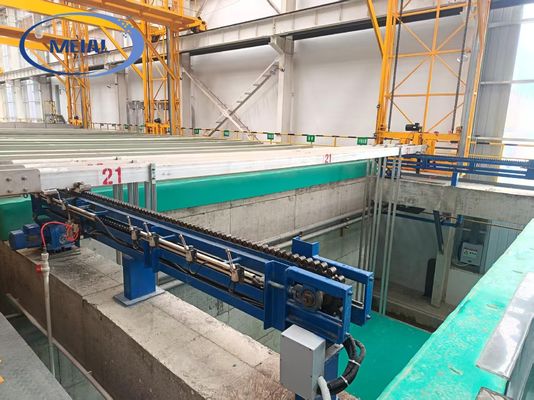 Zaawansowana linia anodowania aluminium o pojemności 600 ton / miesiąc inteligentna zrównoważona optymalizowana do SEO