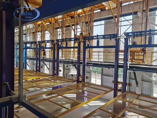 Proces obróbki linii produkcyjnej automatycznego anodowania. Wydajność 650 ton/miesiąc