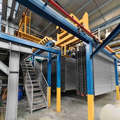 Niskie zużycie energii 1000 ton / miesiąc System obróbki utleniania profili aluminium