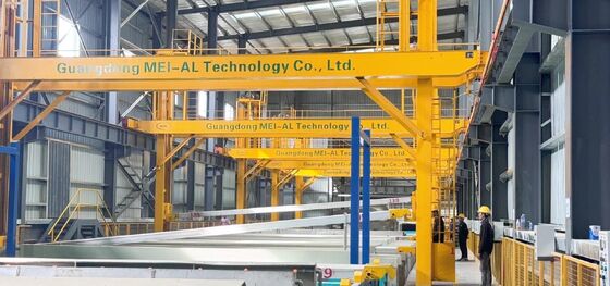 Dobra cena Automatyczna linia produkcyjna do anodowania aluminium 800T/miesiąc z konfigurowalnym rozmiarem 1-6500 mm i sprzętem do obróbki powierzchni o doskonałej odporności na ścieranie w Internecie