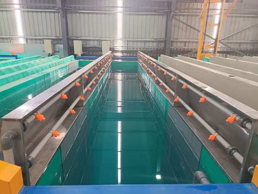 Dobra cena Automatyczna linia produkcyjna anodowania aluminium o pojemności 800T/miesiąc o maksymalnej długości profilu 6500mm i grubości folii 10~12μm w Internecie