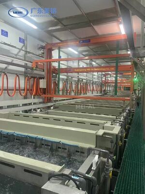 Dobra cena W pełni zautomatyzowane urządzenia do anodowania aluminium o dużej wydajności 500 ton/miesiąc z maksymalną długością profilu 6500 mm w Internecie