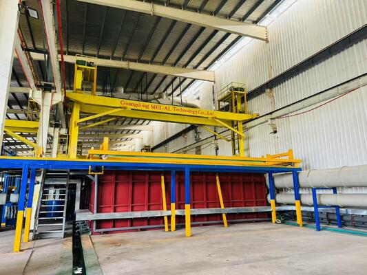 Dobra cena W pełni automatyczna linia do anodowania o wydajności 500 ton miesięcznie i grubości folii do profili aluminiowych o grubości 5–25 µm w Internecie