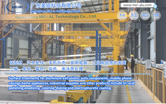 Dobra cena 200-1500 Ton/Miesiąc Półautomatyczna Pionowa Linia Produkcyjna do Anodowania Profili Aluminiowych do Okien z Anodowaniem Siarczanowym Typu II W Internecie