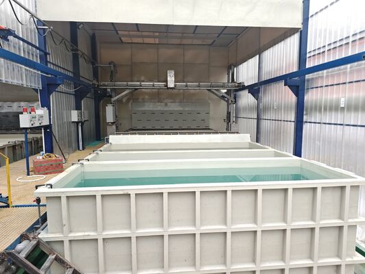 Dobra cena 60 ton/miesiąc Całkowicie automatyczna linia anodowania aluminium z precyzyjną kontrolą temperatury ±1°C i systemem PLC W Internecie