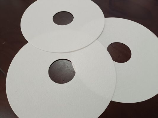 Dobra cena Acid-Resistant Stack Filter Ring Filter Paper with Center Hole for Anodizing Tank Customizable Outer Diameter W Internecie
